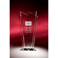 Trio Crystal Vase Award (Small)